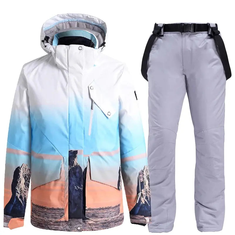 Women Snow Snowboard Jacket & Bib Pants HOTIAN