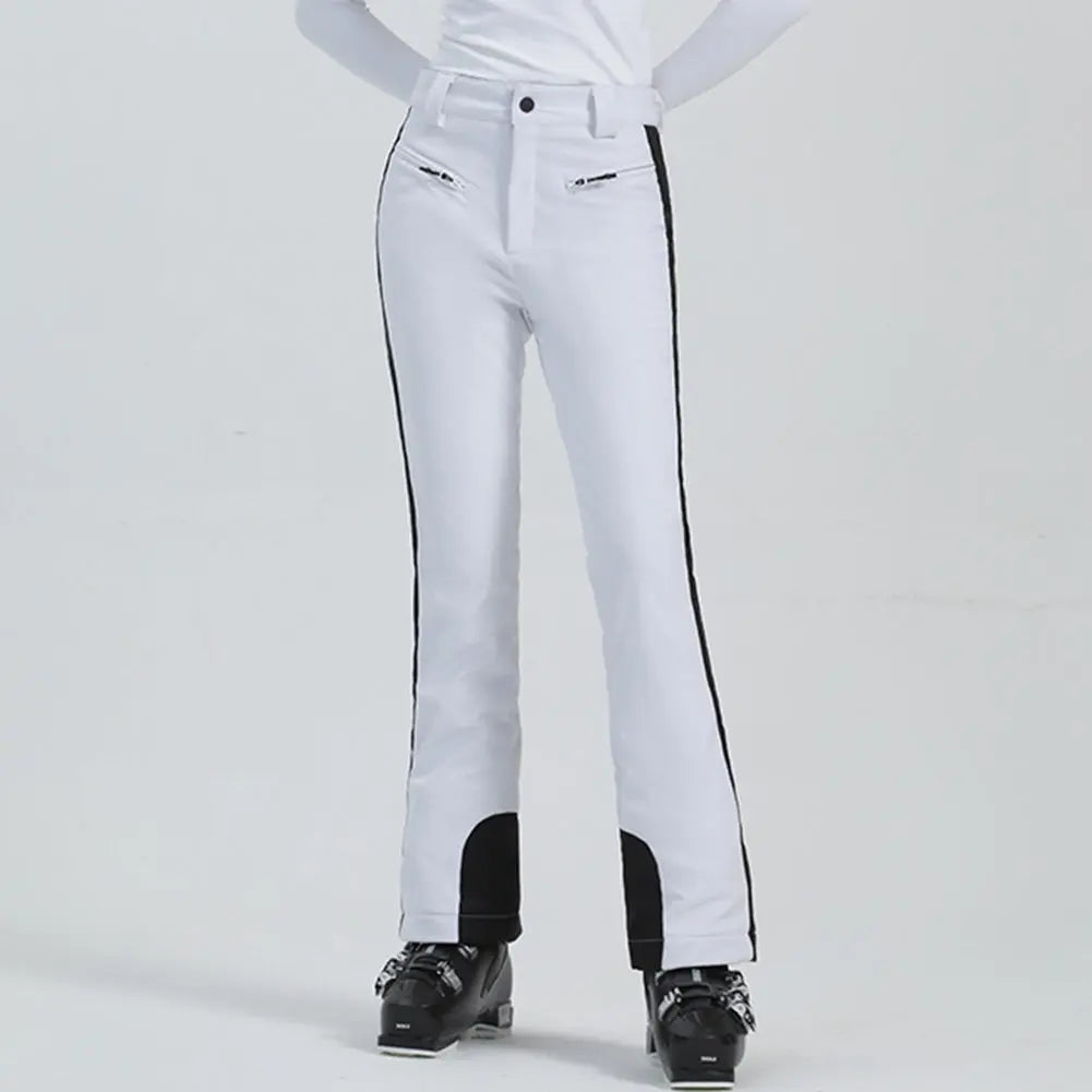 High Waist Slim Snow Pants