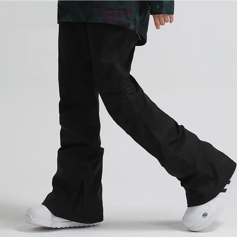 Women's Warm Adjustable Zipper on the Trousers Ski Snow Pants HOTIANSNOW