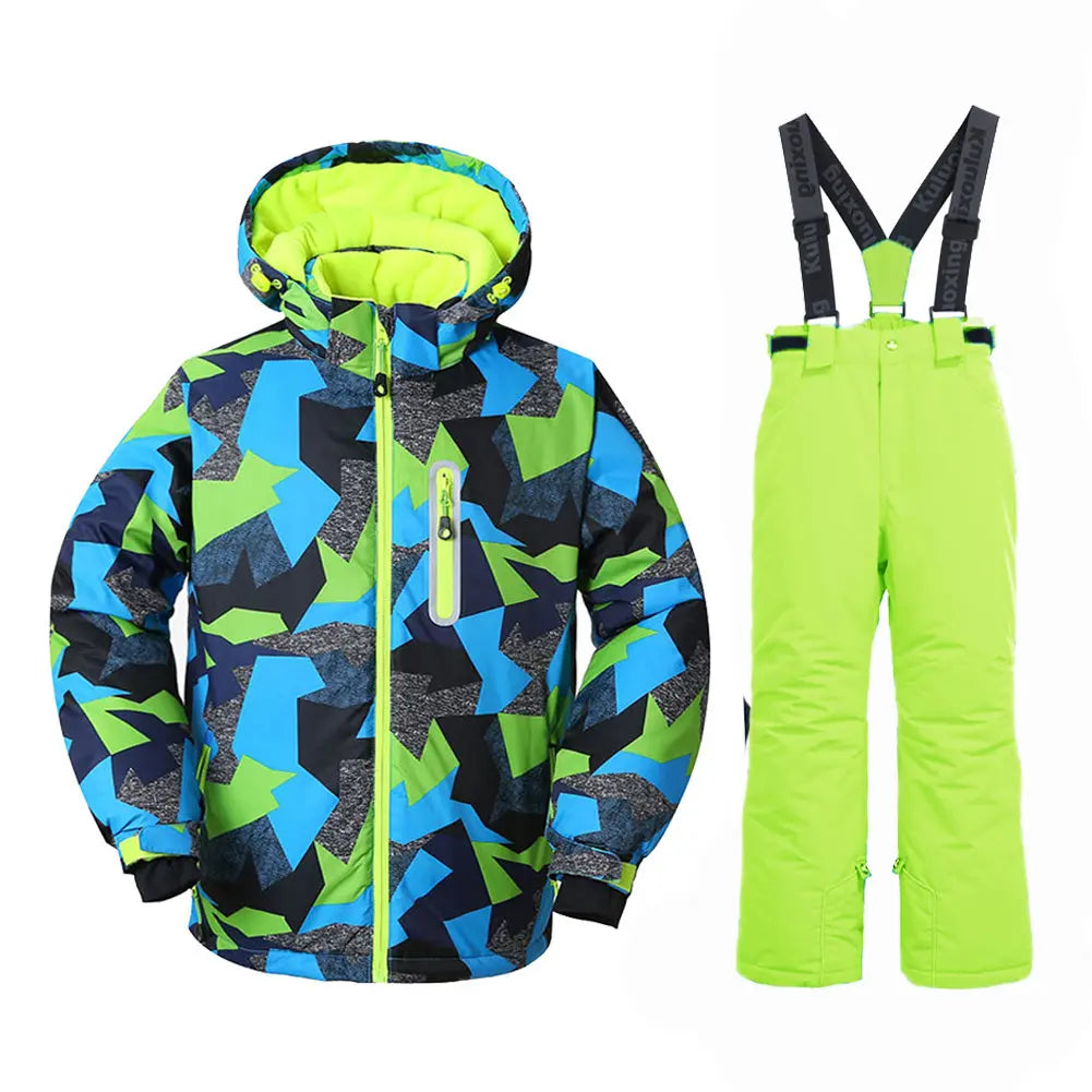 HOTIAN Boys Ski Jacket and Pants Kids Ski Suits HOTIAN