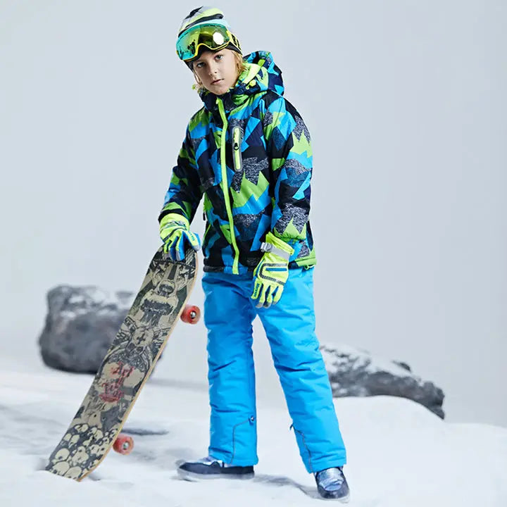 HOTIAN Boys Ski Jacket and Pants Kids Ski Suits HOTIAN