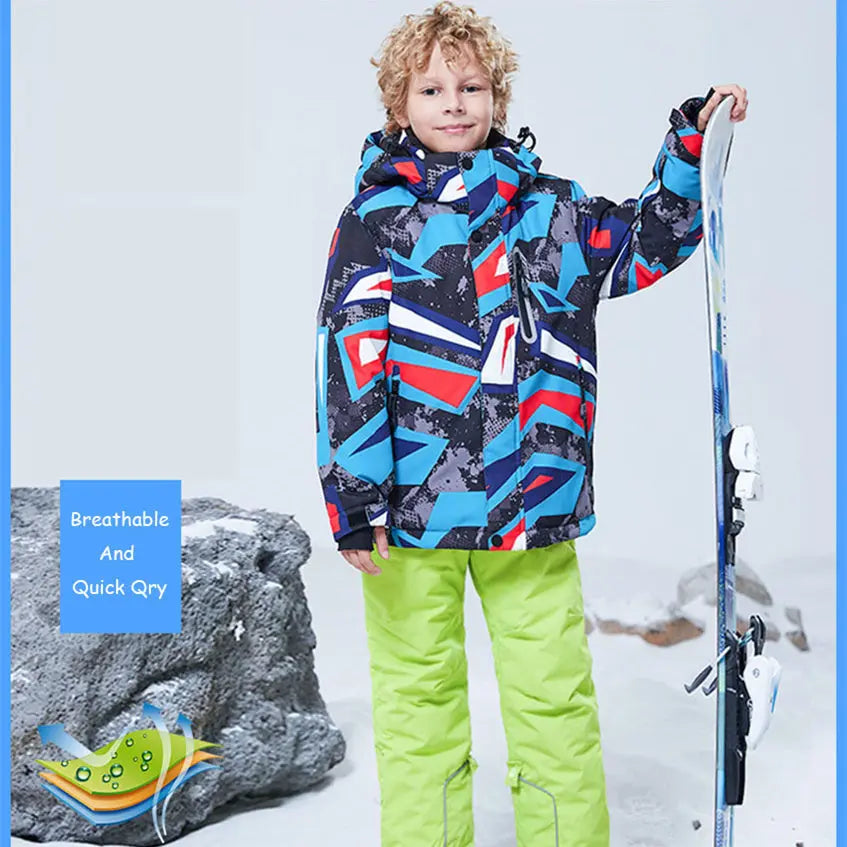 HOTIAN Boys Ski Snow Coat Snowboard Jacket HOTIAN