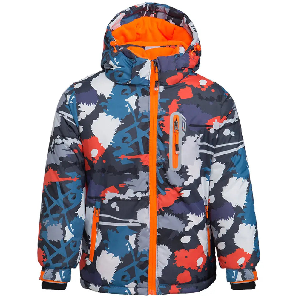 HOTIAN Boys Waterproof Windproof Snowboard Ski Jacket HOTIAN