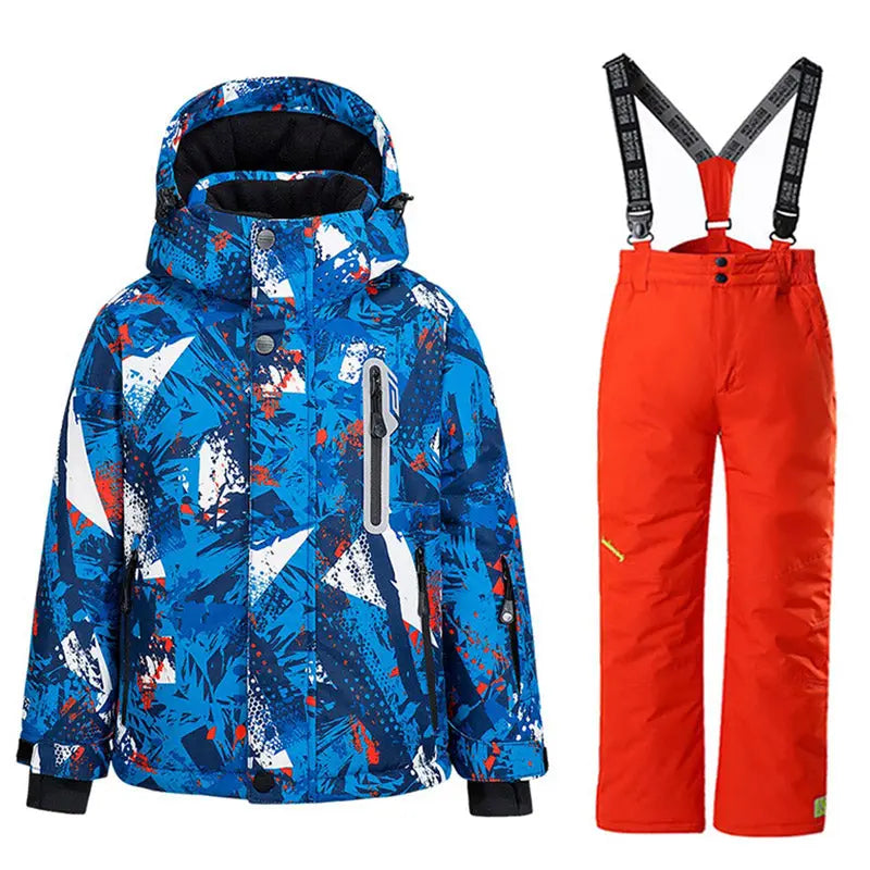 HOTIAN Boys Winter Snow Coat & Snow Pants HOTIAN