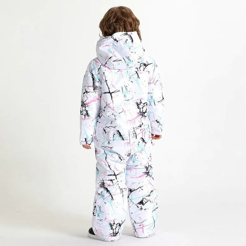 HOTIAN Kids One Piece Ski Suit Snow Suits HOTIAN