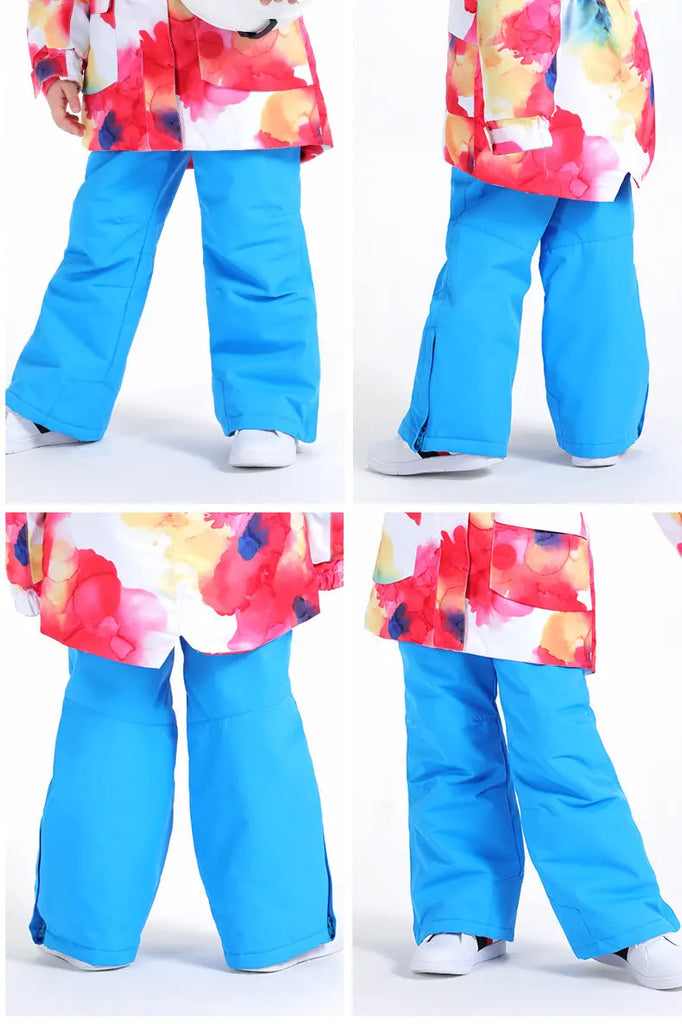 HOTIAN Kids Windproof Waterproof Ski Pants HOTIAN