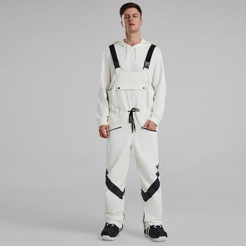 Mens Reflective Snow Bibs & Pants