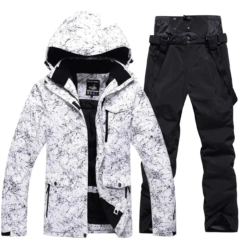 Winter Women Snow Suit Outdoor Waterproof Snowboarding Clothes Thick Warm  Ski Jackets Pants Set - China Ski Suit Women and Waterproof Ski Wear price