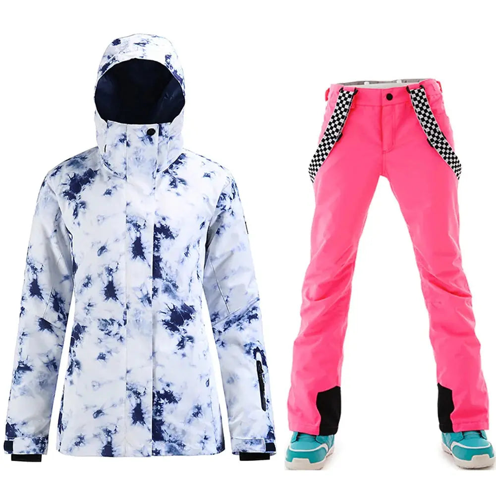 HOTIAN Women's Ski Jacket and Pants Set HOTIAN