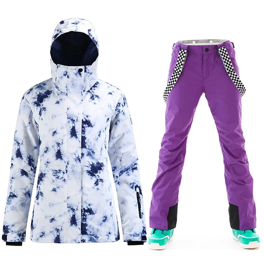 HOTIAN Women's Ski Jacket and Pants Set HOTIAN