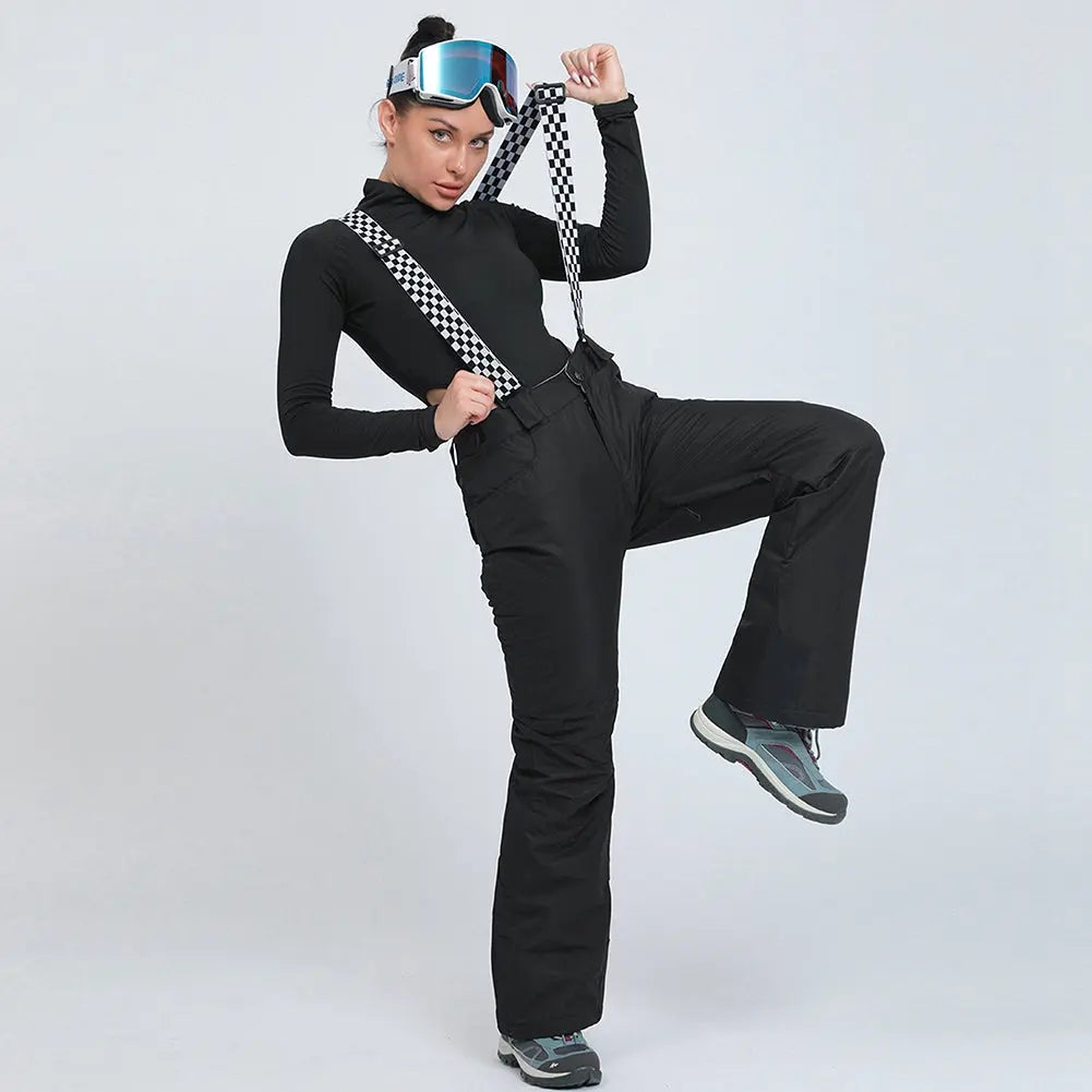 HOTIAN Women's Ski Pants Adjustable Strap Snowboard Pants HOTIAN