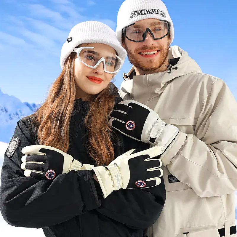 Hotian Unisex Insulated Ski Gloves Waterproof HOTIAN