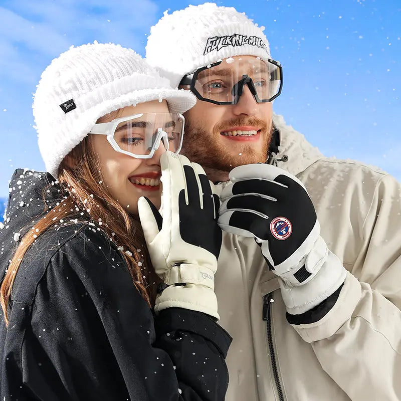 Hotian Unisex Insulated Ski Gloves Waterproof HOTIAN