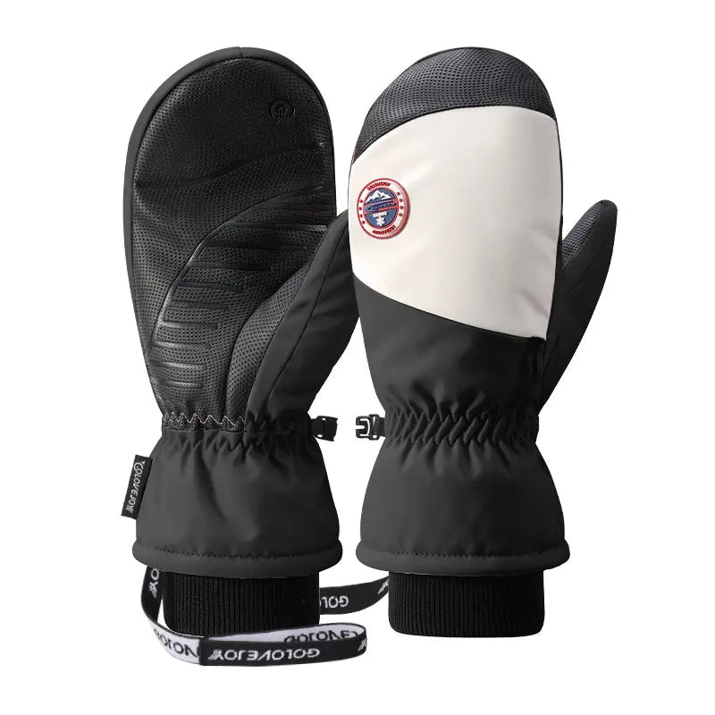 Hotian Unisex Insulated Ski Mittens Waterproof HOTIAN