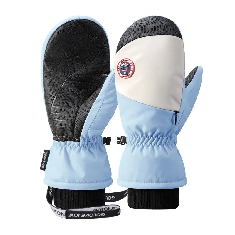 Hotian Unisex Insulated Ski Mittens Waterproof HOTIAN
