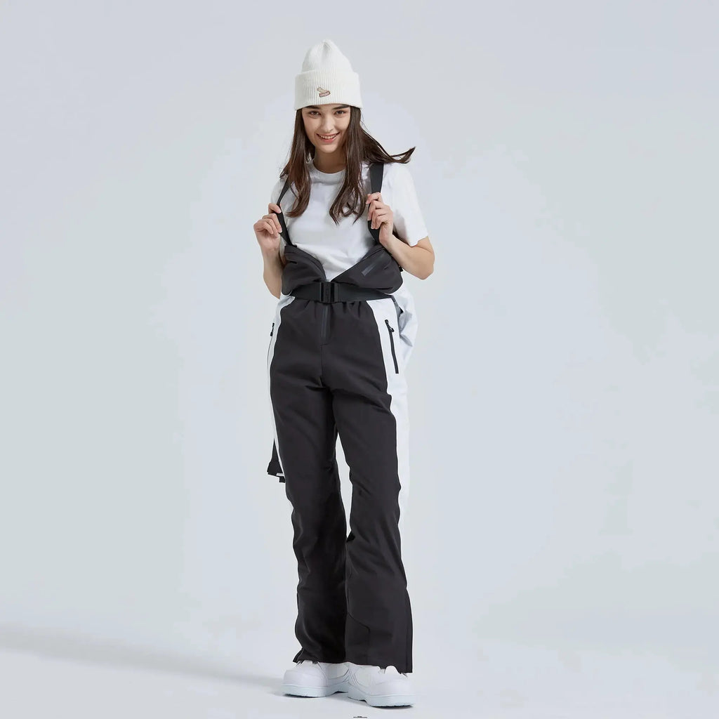 Hotian Women High Neck Hooded One Piece Ski Suits HOTIAN