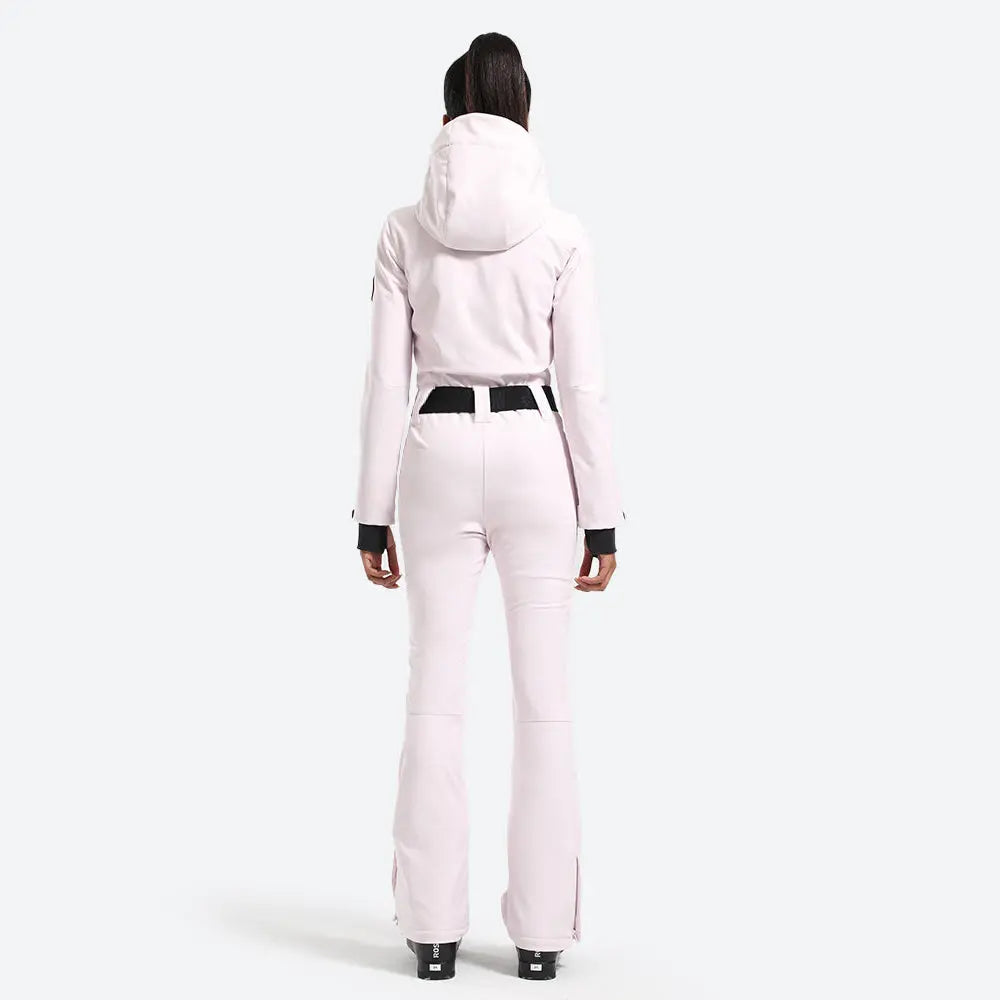 Hotian Women Hooded One Piece Snowsuits Waterproof HOTIAN