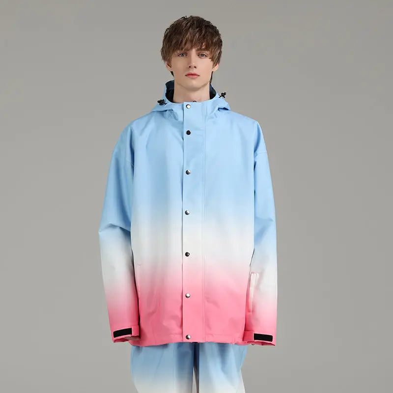 Hotian Men Downhill Ski Cargo Jacket Waterproof HOTIAN